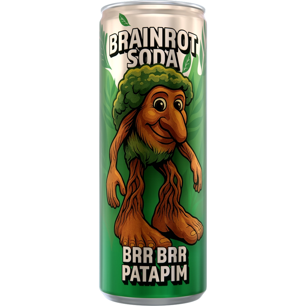 Brainrot Soda Brr Brr Patapim 250ml – Snackje