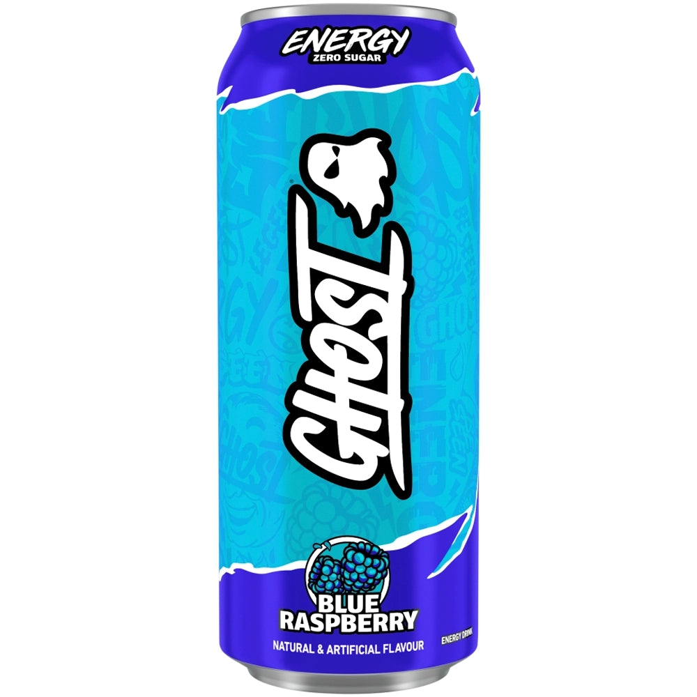 Ghost Energy Blue Raspberry 500ml – Snackje