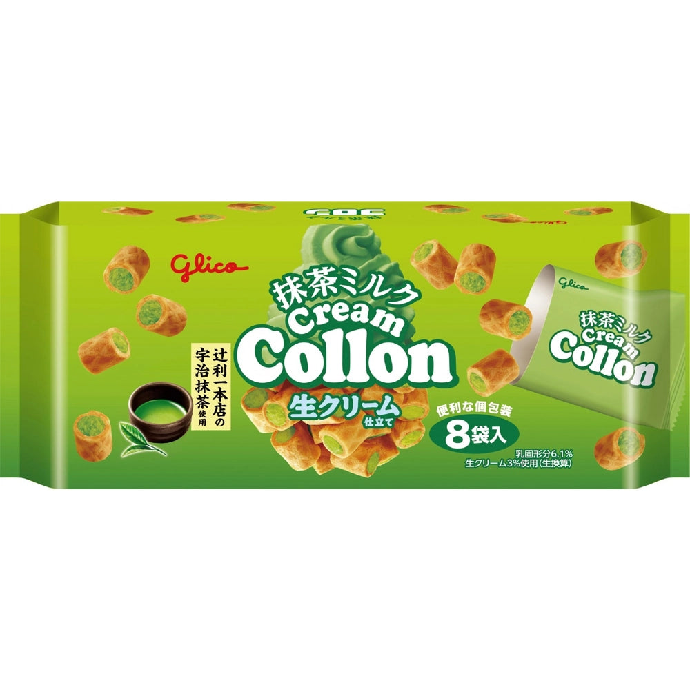 Glico Cream Collon Matcha 112g – Snackje