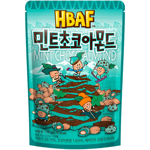 HBAF Mint Choco Almond 120g – Snackje
