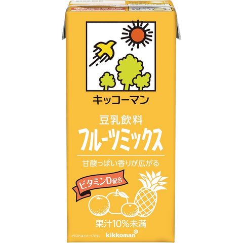 Kikkoman Soymilk Mixed Fruit 200ml – Snackje Kikkoman Soymilk Mixed Fruit 200ml – Snackje
