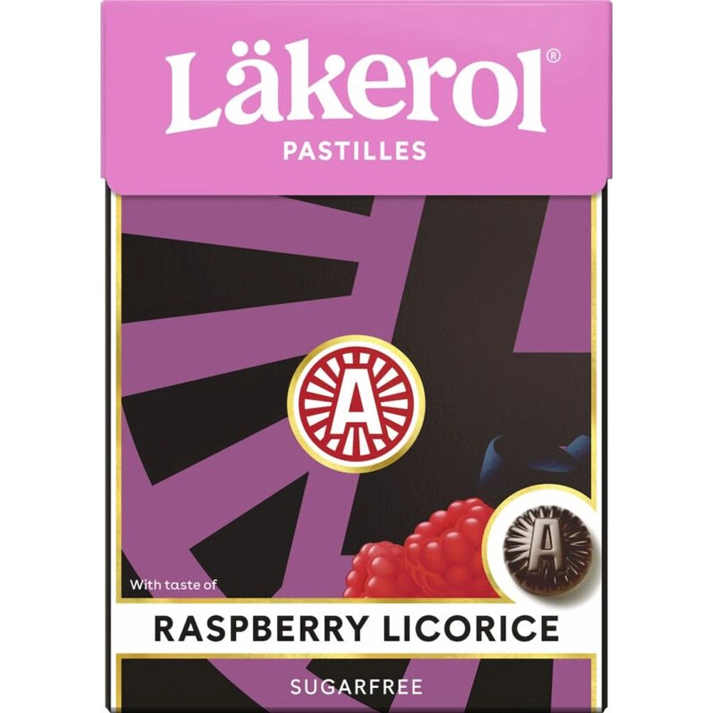 Läkerol Raspberry Licorice 75g – Snackje