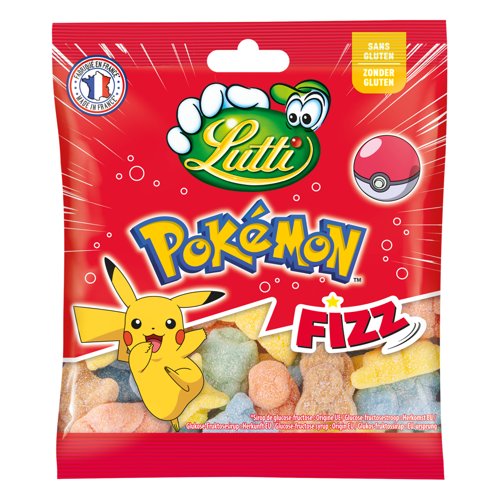 Lutti Pokmon Fizz Candy 100g Snackje Lutti Pokmon Fizz Candy 100g Snackje