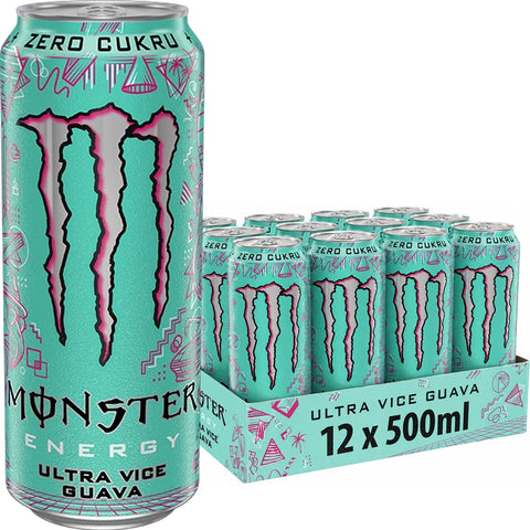 Monster Energy Ultra Vice Guava 500ml [12 Tray] – Snackje