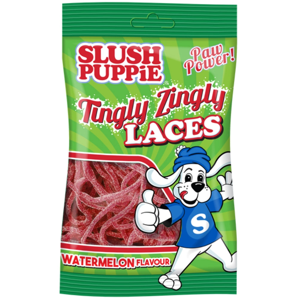 Tingly Vegetable Slush Puppie Tingly Zingly Laces Watermelon 120g – Snackje