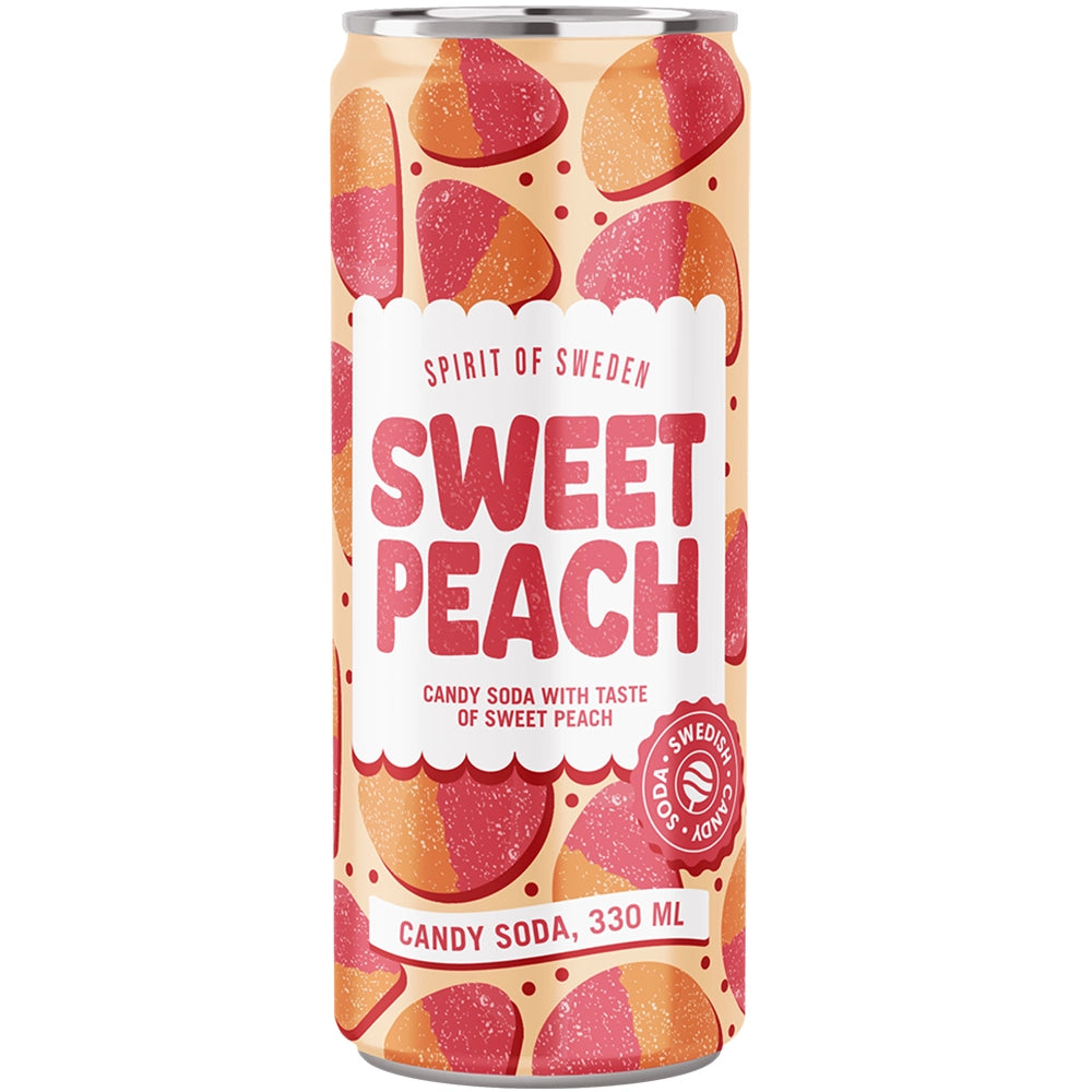 Spirit of Sweden Sweet Peach Soda 330ml – Snackje