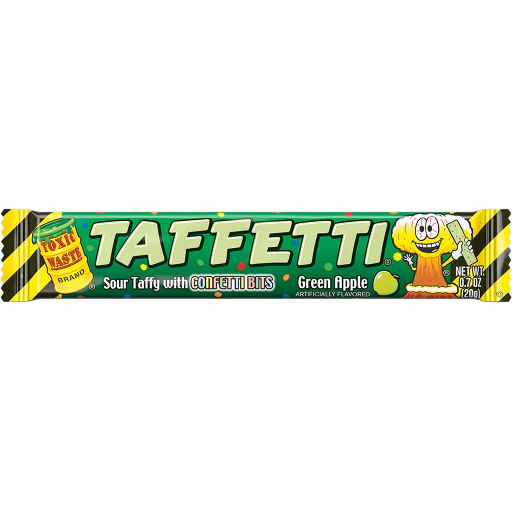 Toxic Waste Taffetti Green Apple 20g – Snackje