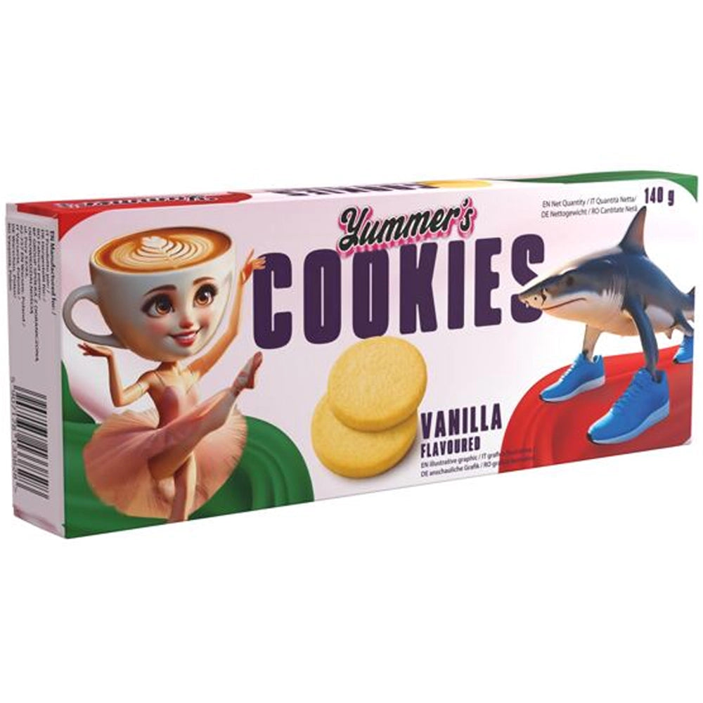 Yummer's Italian Brainrot Cookies Vanilla 140g – Snackje
