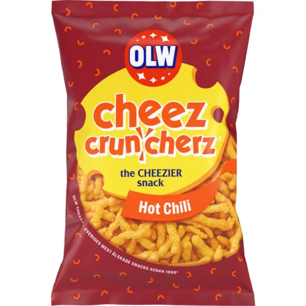 OLW Cheez Cruncherz Flamin' Hot 160g - Image 1