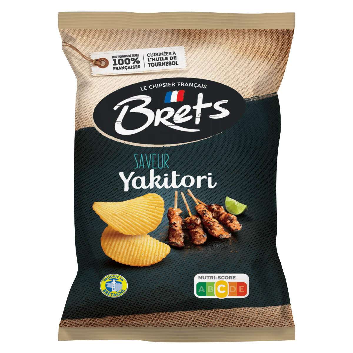 Brets Chips La Bretonne Subtiiilement beurrée (10x125g Chips gesalzen