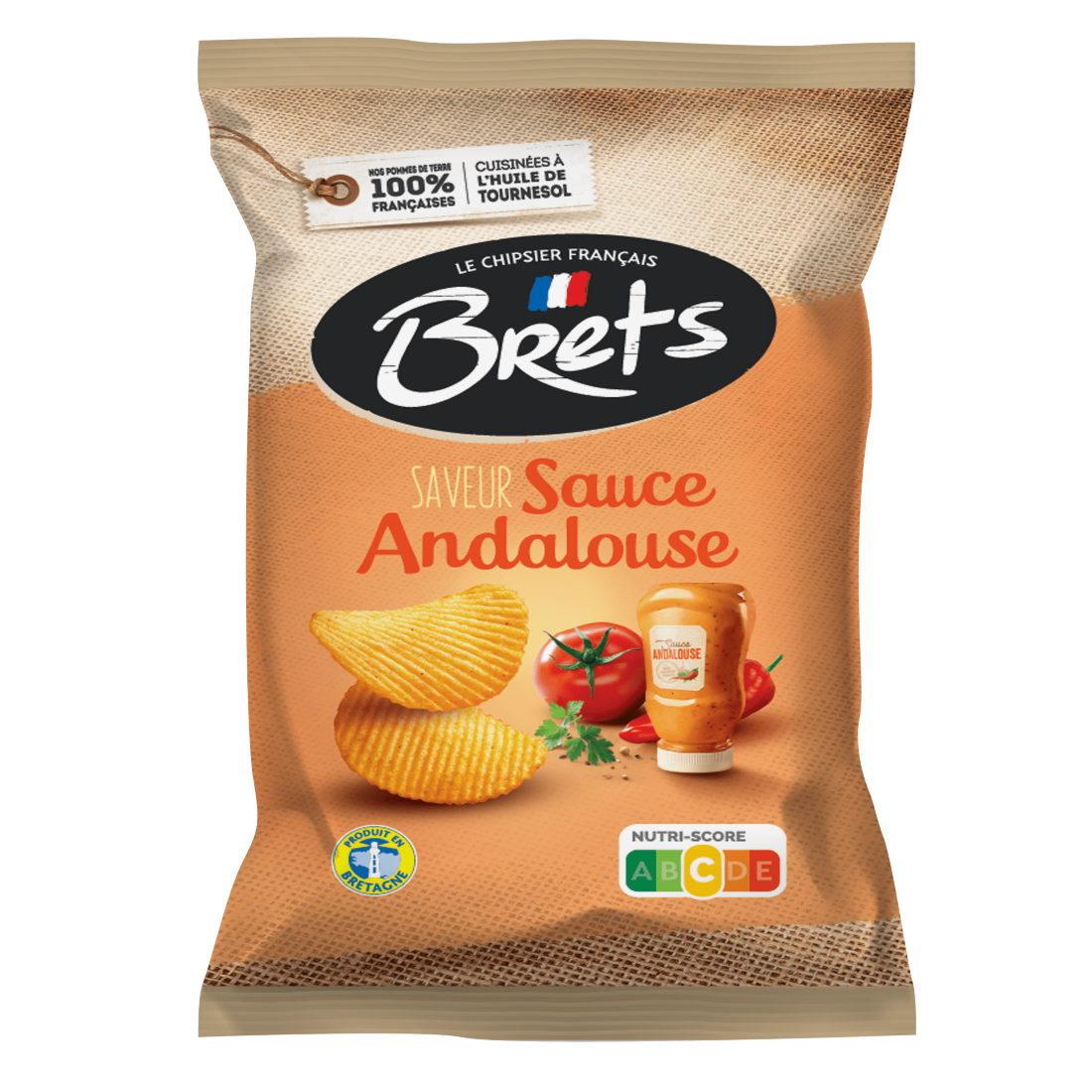 Chips saveur sauce andalouse 125g - BRET'S BRET'S 3497917002345