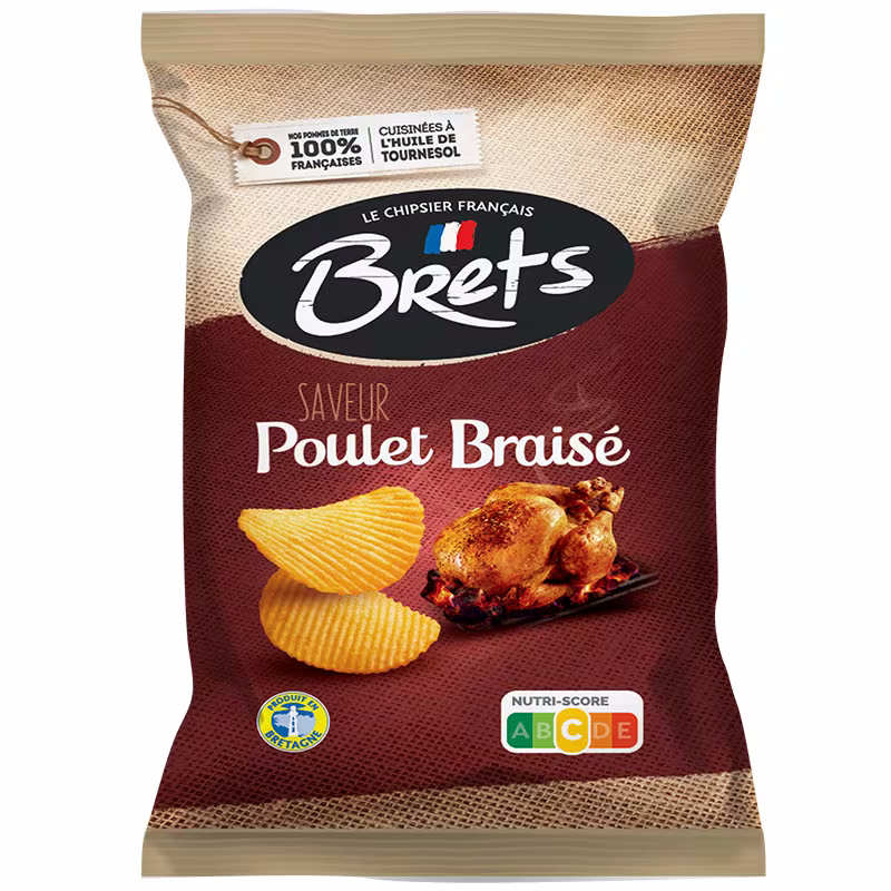 Brets Chips Braised Chicken 125g