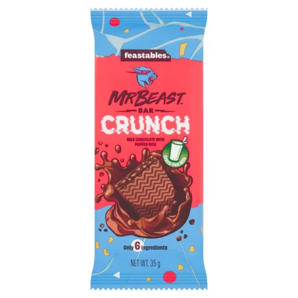 Feastables MrBeast Bar Crunch Small 35g • Snackje